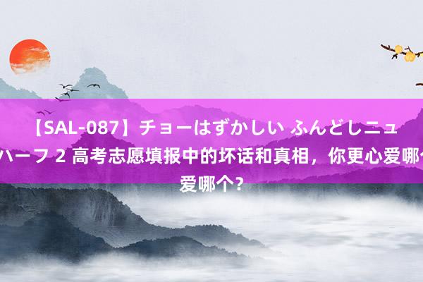 【SAL-087】チョーはずかしい ふんどしニューハーフ 2 高考志愿填报中的坏话和真相,你更心爱哪个?
