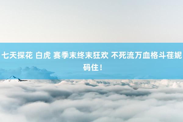 七天探花 白虎 赛季末终末狂欢 不死流万血格斗荏妮 码住!