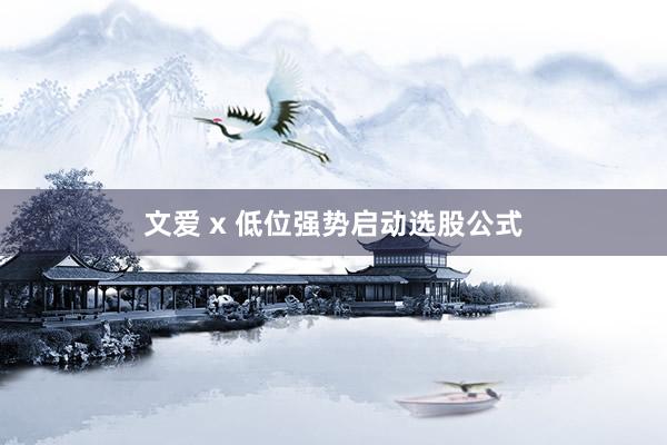 文爱 x 低位强势启动选股公式