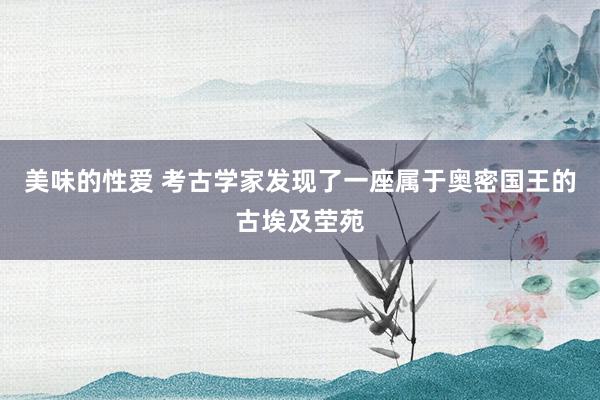 美味的性爱 考古学家发现了一座属于奥密国王的古埃及茔苑